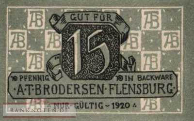 Flensburg - 15  Pfennig (#SS0365_1a_UNC)