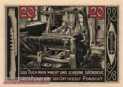 Forst in der L.ausitz - 20  Pfennig (#SS0371_1-2_UNC)