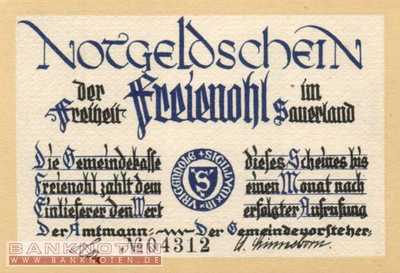 Freienohl - 50  Pfennig (#SS0384_1-2-3_UNC)