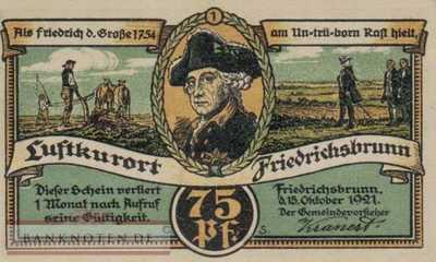 Friedrichsbrunn - 75  Pfennig (#SS0394_1-5_AU)