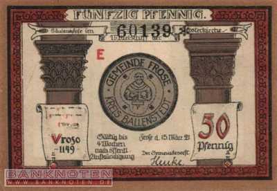 Frose - 50  Pfennig (#SS0398_2a-2E_UNC)