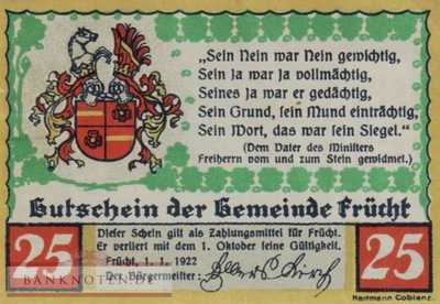 Frücht - 25  Pfennig (#SS0399_1-1_UNC)