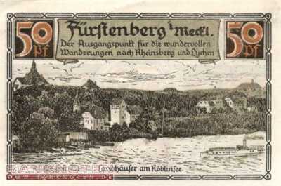 Fürstenberg in Mecklenburg - 50  Pfennig (#SS0402_8-3_UNC)