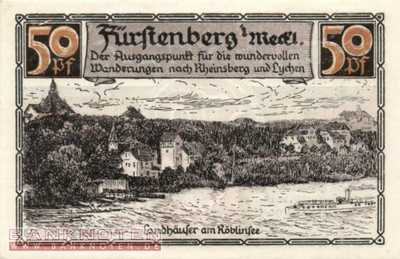 Fürstenberg in Mecklenburg - 50  Pfennig (#SS0402_9-3_UNC)