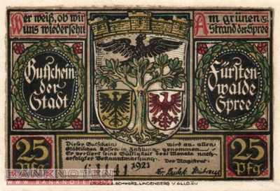 Fürstenwalde - 25  Pfennig (#SS0403_1a-2-3_UNC)