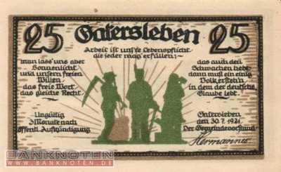 Gatersleben - 25  Pfennig (#SS0409_1-6_UNC)