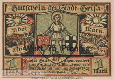 Geisa - 75  Pfennig (1 Mark) (#SS0413_2b-2_UNC)