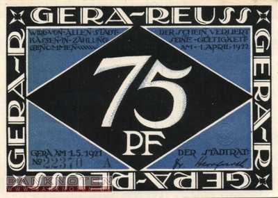Gera - 75  Pfennig (#SS0420_3-3-1_UNC)