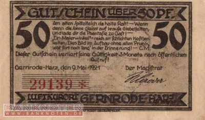 Gernrode - 50  Pfennig (#SS0423_1b_UNC)