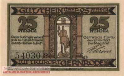 Gernrode - 25  Pfennig (#SS0423_2a-1-1_UNC)