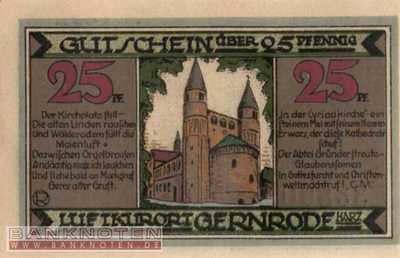Gernrode - 25  Pfennig (#SS0423_3a-1-1_UNC)