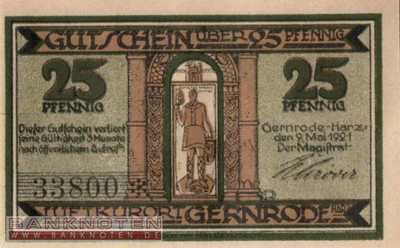 Gernrode - 25  Pfennig (#SS0423_3a-1-1_UNC)