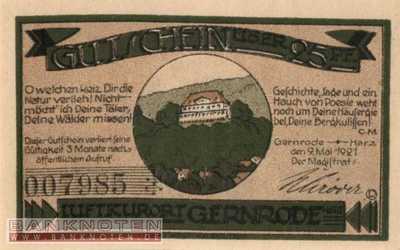 Gernrode - 25  Pfennig (#SS0423_3a-1-2_UNC)
