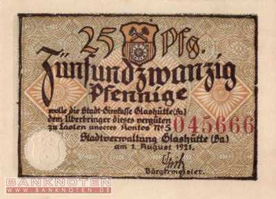 Glashütte - 25  Pfennig (#SS0430_1-1-1_UNC)