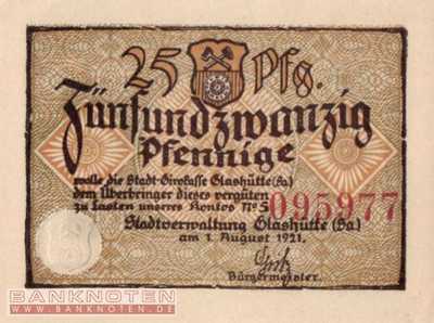 Glashütte - 25  Pfennig (#SS0430_1-1-2_UNC)