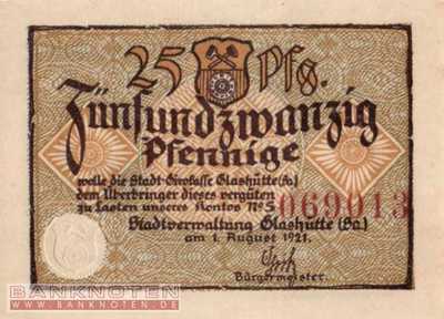 Glashütte - 25  Pfennig (#SS0430_1-1-6_UNC)