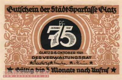 Glatz - 75  Pfennig (#SS0432_1-3-3_UNC)