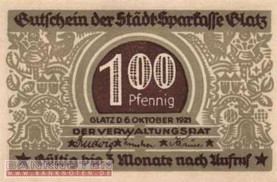 Glatz - 100  Pfennig (#SS0432_1-4-3_UNC)