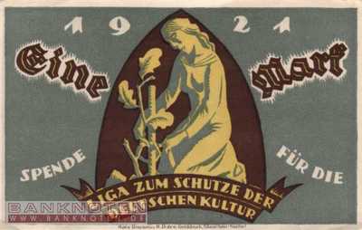 Glauchau-Liga zum Schutz der deutschen Kultur - 1  Mark (#SS0435_1-1_UNC)