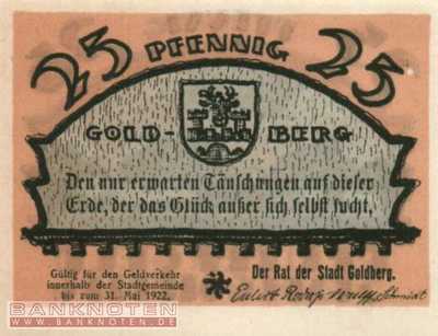 Goldberg - 25  Pfennig (#SS0452_1-2_UNC)