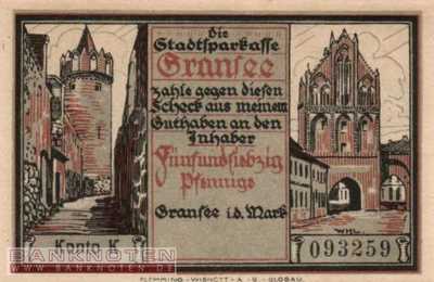 Gransee - 75  Pfennig (#SS0465_1a-3K_UNC)
