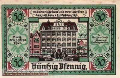 Greiz - 50  Pfennig (#SS0471_2-2_UNC)