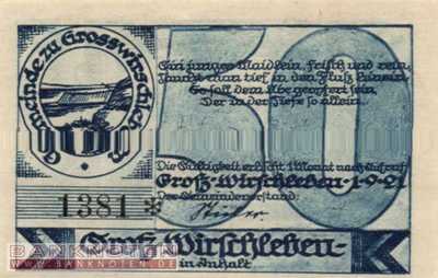 Groß-Wirschleben - 50  Pfennig (#SS0486_1-2_UNC)
