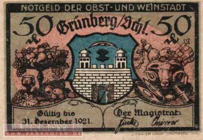 Grünberg (Schlesien) - 50  Pfennig (#SS0489_1a-1-4_UNC)