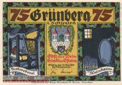 Grünberg (Schlesien) - 75  Pfennig (#SS0489_2a-2_UNC)