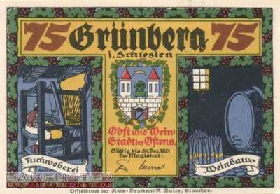 Grünberg (Schlesien) - 75  Pfennig (#SS0489_2a-3_UNC)