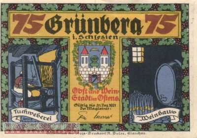 Grünberg (Schlesien) - 75  Pfennig (#SS0489_2a-4_UNC)