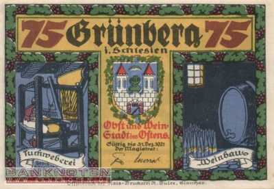 Grünberg (Schlesien) - 75  Pfennig (#SS0489_2b-5_UNC)