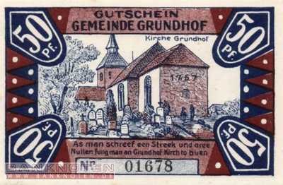 Grundhof in Angeln - 50  Pfennig (#SS0493_1-1_UNC)