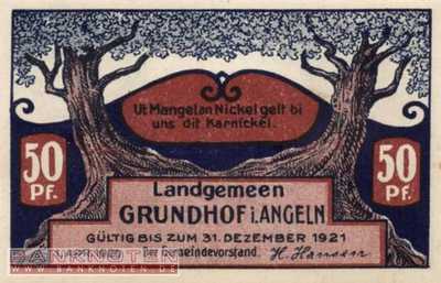 Grundhof in Angeln - 50  Pfennig (#SS0493_1-3_UNC)