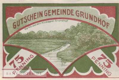 Grundhof in Angeln - 75  Pfennig (#SS0493_2-3_UNC)