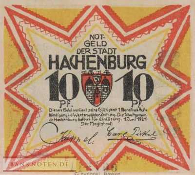 Hachenburg - 10  Pfennig (#SS0498_1b-1-1_UNC)