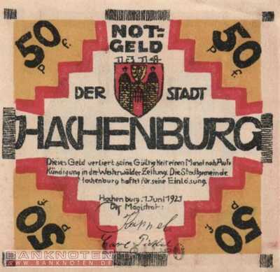 Hachenburg - 50  Pfennig (#SS0498_1c-3-1_UNC)