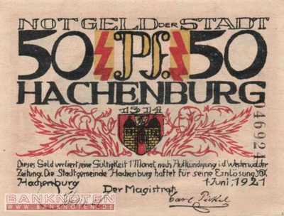 Hachenburg - 50  Pfennig (#SS0498_1c-3-3_UNC)