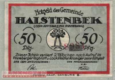Halstenbek - 50  Pfennig (#SS0513_1a-4_UNC)