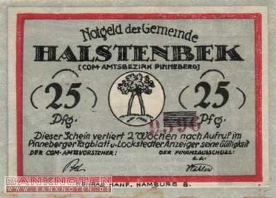 Halstenbek - 25  Pfennig (#SS0513_1a-5_AU)