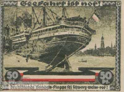 Hamburg - 50  Pfennig (#SS0539_1a_UNC)