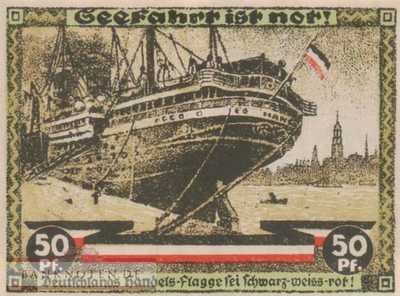 Hamburg - 50  Pfennig (#SS0539_2g-1_UNC)
