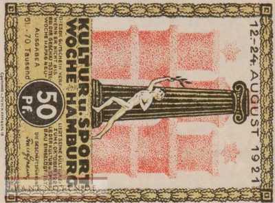 Hamburg - 50  Pfennig (#SS0539_2g-1_UNC)