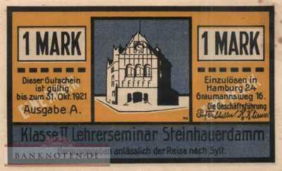 Hamburg - 1  Mark (#SS0543_1-2_AU)