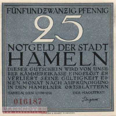 Hameln - 25  Pfennig (#SS0566_1a-1_UNC)