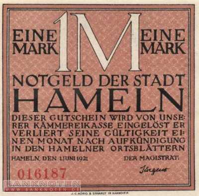 Hameln - 1  Mark (#SS0566_1a-4_UNC)