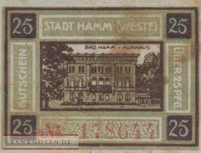Hamm - 25  Pfennig (#SS0568_3a-2-2_VF)