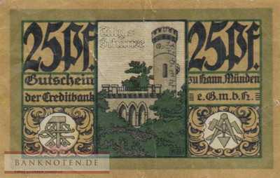 Hann. Münden - 25  Pfennig (#SS0577_1a-2_VG)