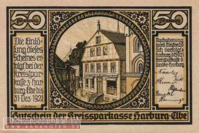 Harburg - 50  Pfennig (#SS0580_1a-2_UNC)