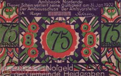 Heidgraben - 75  Pfennig (#SS0589_1a-3-2_UNC)
